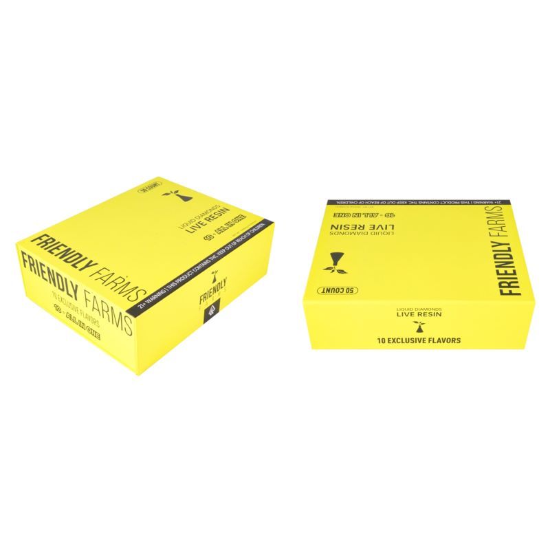 Friendly Farms 1g 2g Empty Disposable Vape Pen Packaging